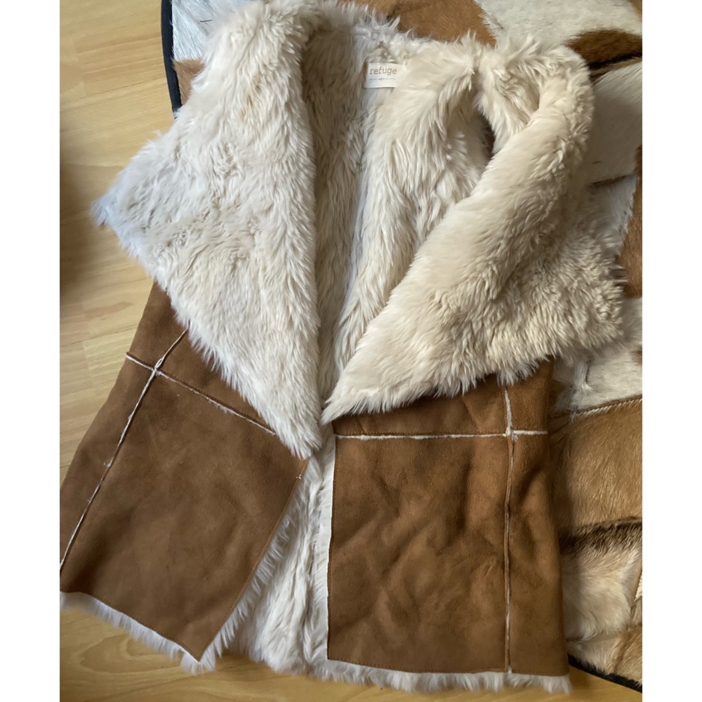 Shearling vest